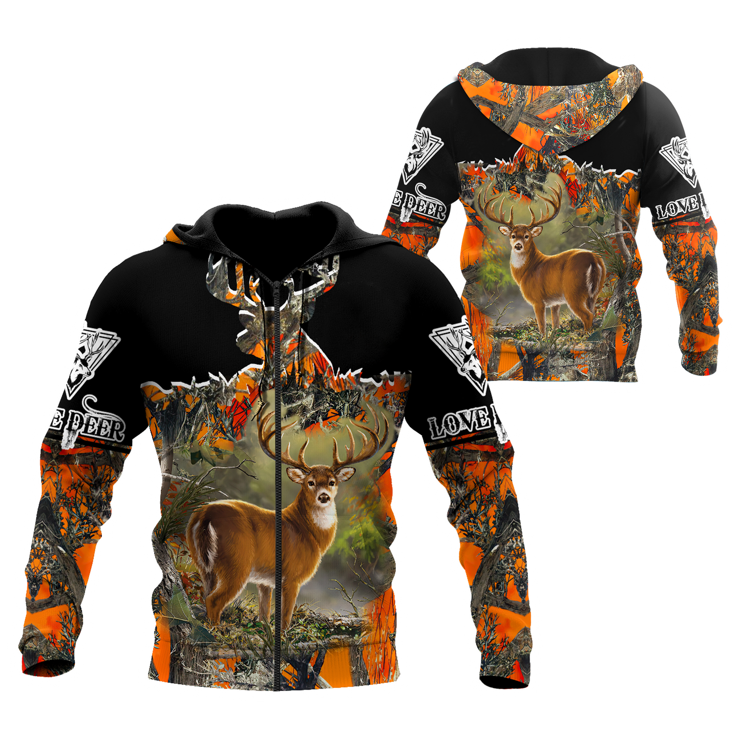 Love Deer 3D All Over Printed Shirts