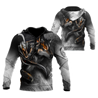 Knight Wolf 3D All Over Printed Unisex Deluxe Hoodie ML