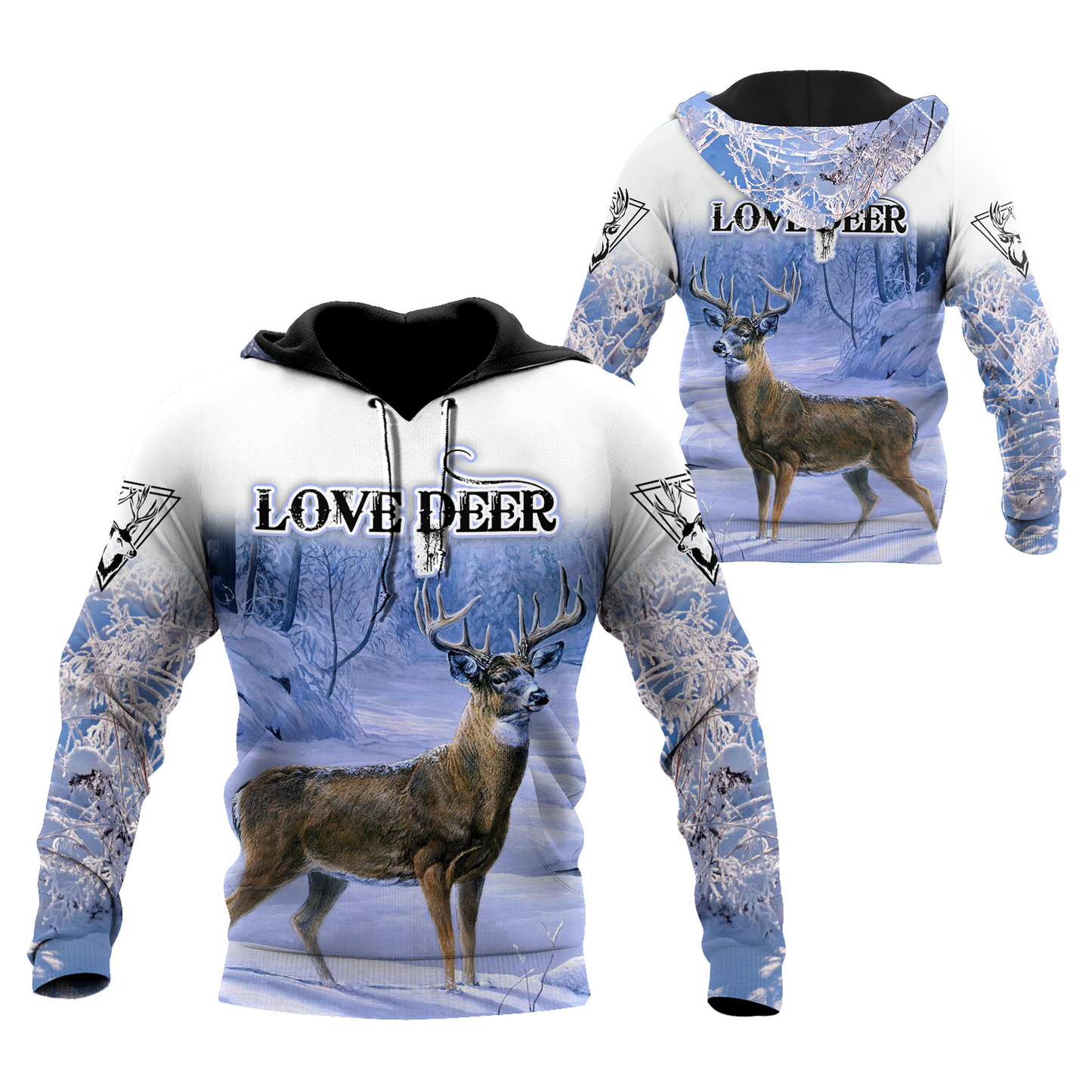 Love Deer 3D All Over Printed Shirts