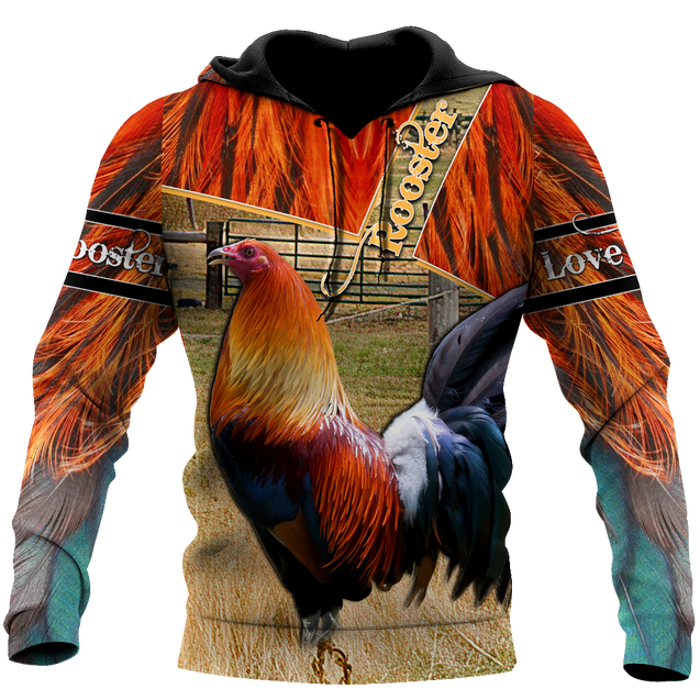 Premium Rooster 3D Printed Unisex Shirts