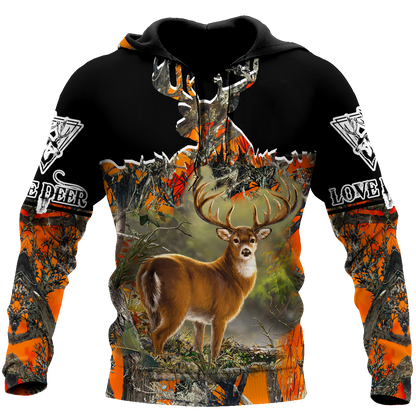 Love Deer 3D All Over Printed Shirts
