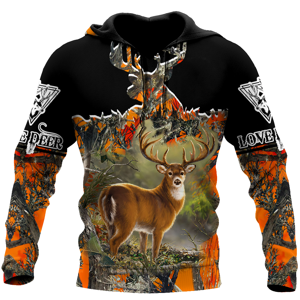 Love Deer 3D All Over Printed Shirts