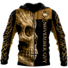 November Guy Skull 3D All Over Printed Shirts For Men and Women