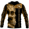 December Guy Skull 3D All Over Printed Shirts For Men and Women