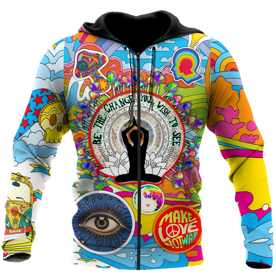 Hippie Art 3D All Over Printed Hoodie Shirts For Men And Women MH09122001HH