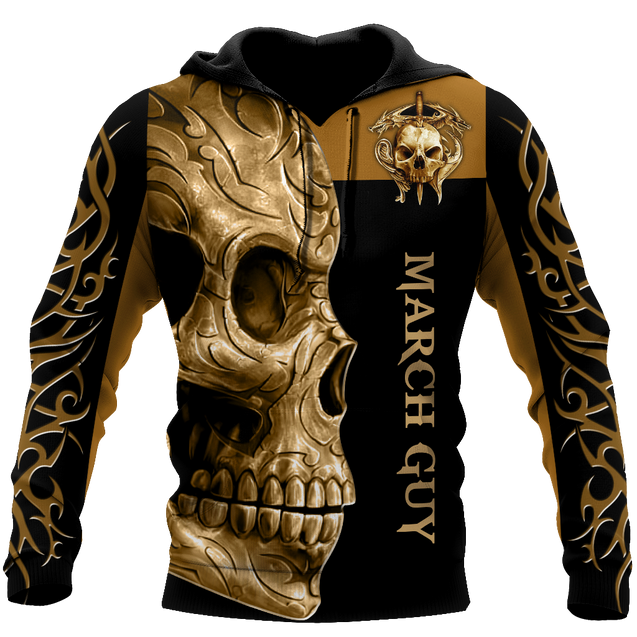 March Guy Skull 3D All Over Printed Shirts For Men and Women MH1012200S3