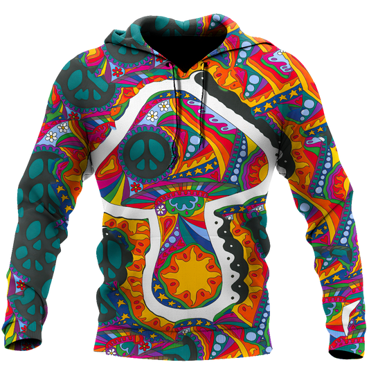Hippie Organic 3D All Over Printed Hoodie Shirts For Men And Women MH09122002HH