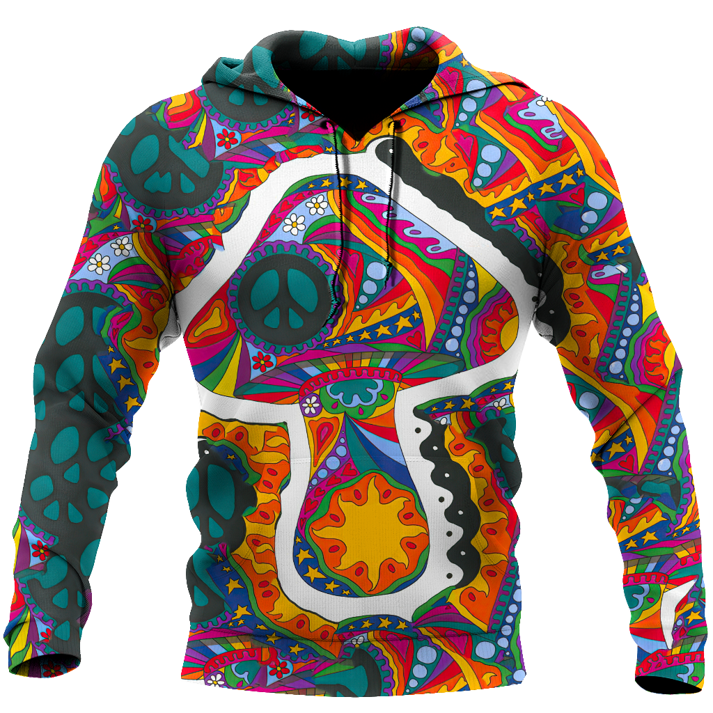 Hippie Organic 3D All Over Printed Hoodie Shirts For Men And Women MH09122002HH