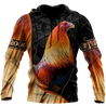 Premium Rooster 3D All Over Printed Unisex Shirts