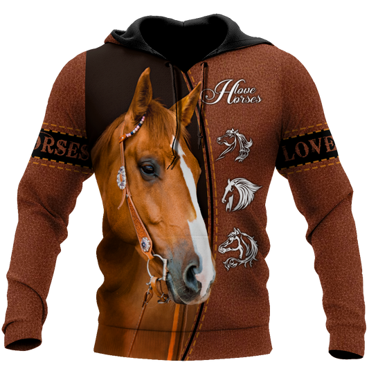 Horse 3D All Over Printed Shirts MH17112001
