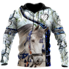 Beautiful White Horse 3D All Over Printed Shirts For Men And Women MH25122001CL