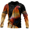 Premium Rooster 3D All Over Printed Unisex Shirts