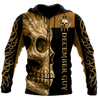 December Guy Skull 3D All Over Printed Shirts For Men and Women