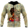 African I Am Black Woman Girl Unisex Deluxe Hoodie ML