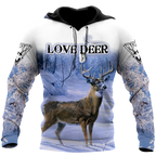 Love Deer 3D All Over Printed Shirts