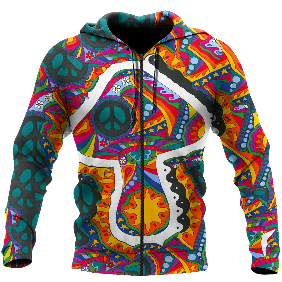 Hippie Organic 3D All Over Printed Hoodie Shirts For Men And Women MH09122002HH