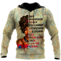 African They Whispered Girl Unisex Deluxe Hoodie ML