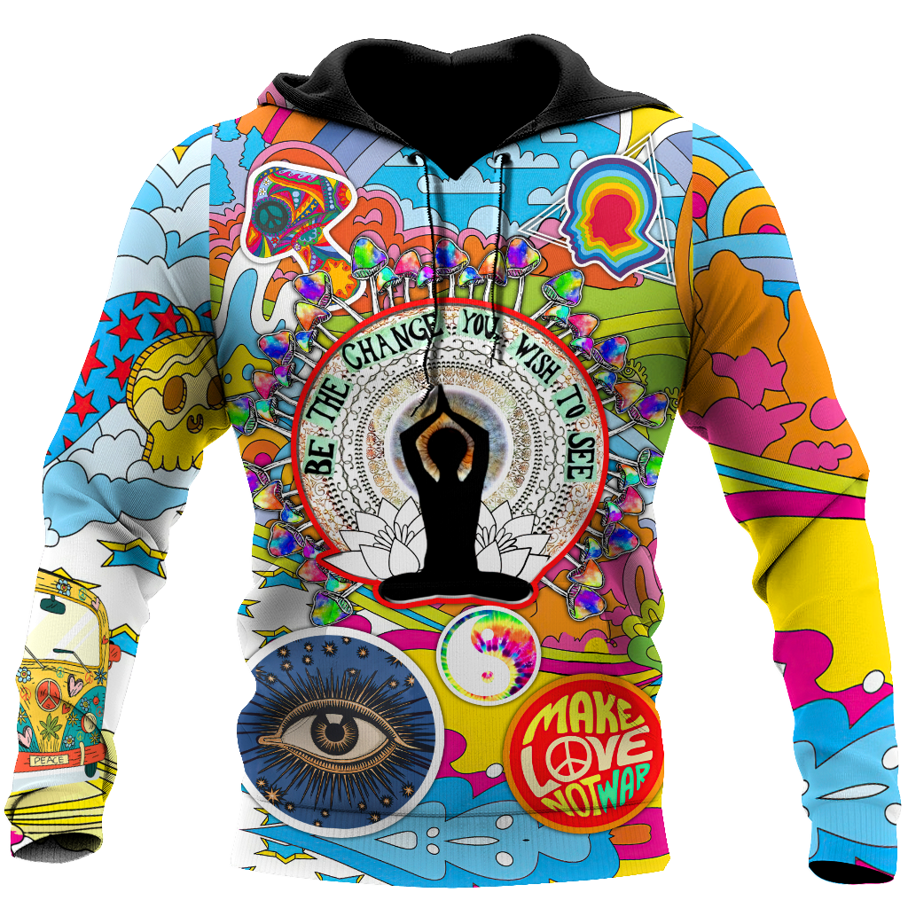 Hippie Art 3D All Over Printed Hoodie Shirts For Men And Women MH09122001HH