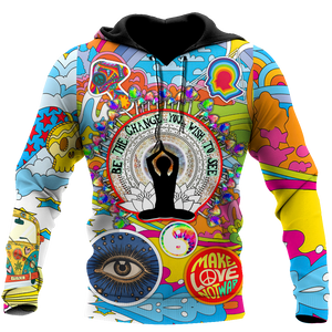 Hippie Art 3D All Over Printed Hoodie Shirts For Men And Women MH09122001HH