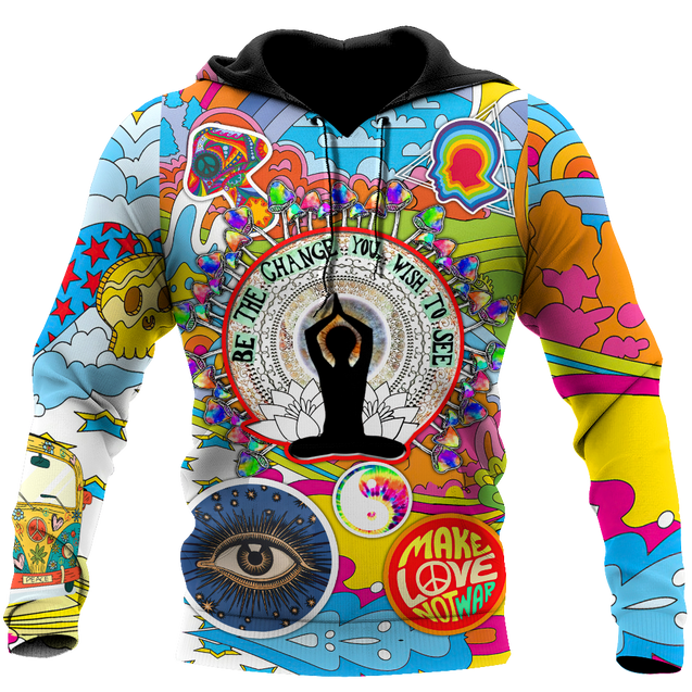 Hippie Art 3D All Over Printed Hoodie Shirts For Men And Women MH09122001HH