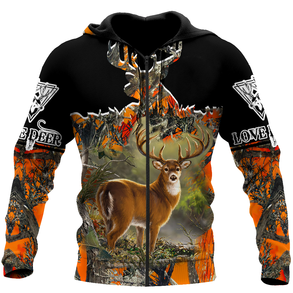 Love Deer 3D All Over Printed Shirts