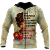 African They Whispered Girl Unisex Deluxe Hoodie ML