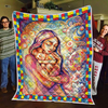 Mother Love Autism Quilt by SUN AM1241-Quilt-SUN-King-Vibe Cosy™