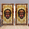 Native Haida Culture Window Curtains AM082010-MEI