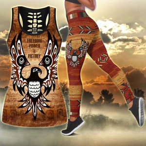 Freedom Power and Victory Combo Legging + Tank by SUN AM140403-Apparel-SUN-S-S-Vibe Cosy™