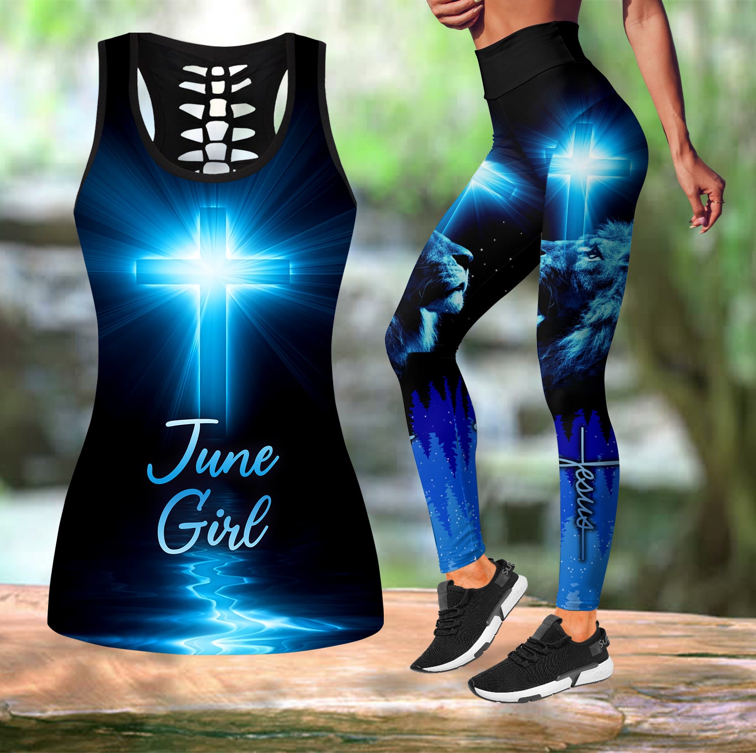 June Girl Combo Tank Top + Legging - A Child Of God AM200401S6-Apparel-TA-S-S-Vibe Cosy™