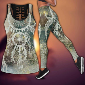 Native American Dreamcatcher Combo Tank + Legging AM270604-Apparel-TT-S-S-Vibe Cosy™