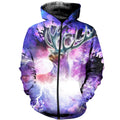 3D All Over Printed Deer Tops-Apparel-6teenth World-ZIPPED HOODIE-S-Vibe Cosy™
