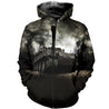 3D All Over Printed Tiger tank T-shirt Hoodie-Apparel-HP Arts-ZIPPED HOODIE-S-Vibe Cosy™