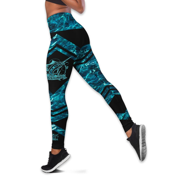 Beautiful Billfish Fishing Combo Legging + Tank HC27512 - Amaze Style™-Apparel