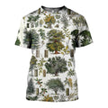 3D All Over Printed Vintage Forest Shirts And Shorts SAGK031003-Apparel-HP Arts-T-Shirt-S-Vibe Cosy™