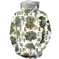 3D All Over Printed Vintage Forest Shirts And Shorts SAGK031003-Apparel-HP Arts-Hoodie-S-Vibe Cosy™