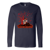 Australian Koala Trick or Treat Halloween Red T-Shirt 01 H9-T-SHIRTS-HP Arts-Canvas Long Sleeve Shirt-Navy-S-Vibe Cosy™