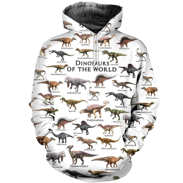 3D All Over Printed Dinosaurs Shirts and Shorts-3D All Over Printed Clothes-HP Arts-Normal Hoodie-XS-Vibe Cosy™