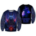 Anubis Blue Nice 3D All Over Printed Clothes HC3106-Apparel-Huyencass-Sweat Shirt-S-Vibe Cosy™
