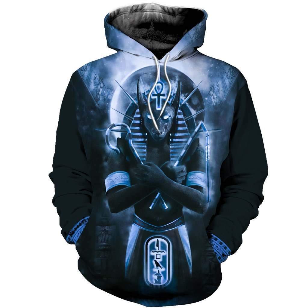 HC3107 Anubis Blue 3D All Over Printed Clothes HC3107-Apparel-Huyencass-Hoodie-S-Vibe Cosy™
