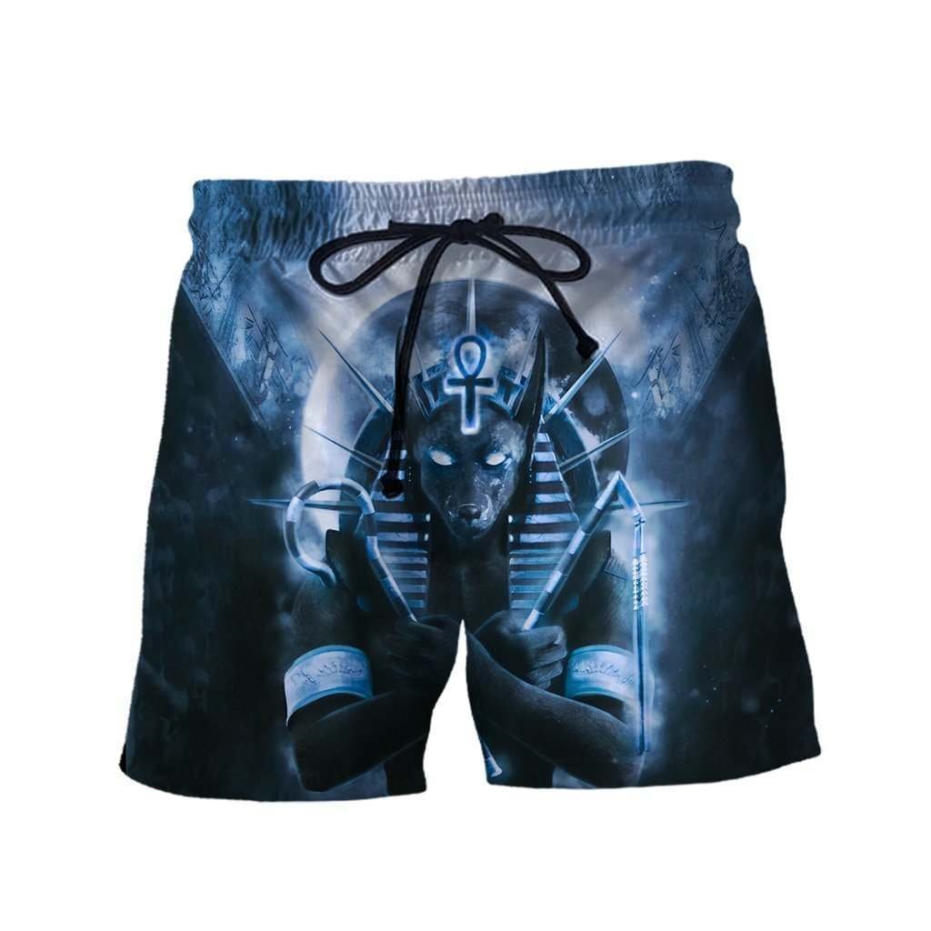 HC3107 Anubis Blue 3D All Over Printed Clothes HC3107-Apparel-Huyencass-Shorts-S-Vibe Cosy™