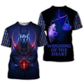 Anubis Blue Nice 3D All Over Printed Clothes HC3106-Apparel-Huyencass-T-Shirt-S-Vibe Cosy™
