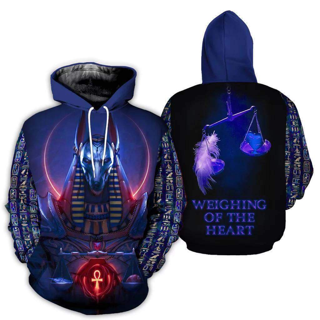 Anubis Blue Nice 3D All Over Printed Clothes HC3106-Apparel-Huyencass-Hoodie-S-Vibe Cosy™