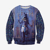 Anubis Face Blue 3D All Over Printed Clothes HC3102-Apparel-Huyencass-Sweat Shirt-S-Vibe Cosy™
