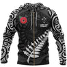Anzac Tattoo New Zealand Hoodie, Lest We Forget Pullover Hoodie PL03032003-Apparel-PL8386-Zipped Hoodie-S-Vibe Cosy™