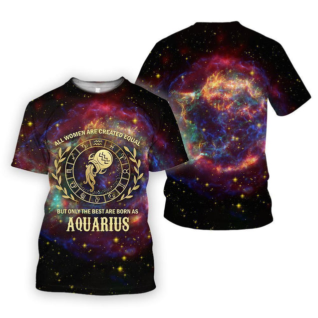 All Over Printed Aquarius Horoscope Hoodie-Apparel-NTH-T-Shirt-S-Vibe Cosy™