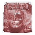 Beautiful Skull Face Bedding Sets-6teenth Outlet-King 3pcs-Vibe Cosy™