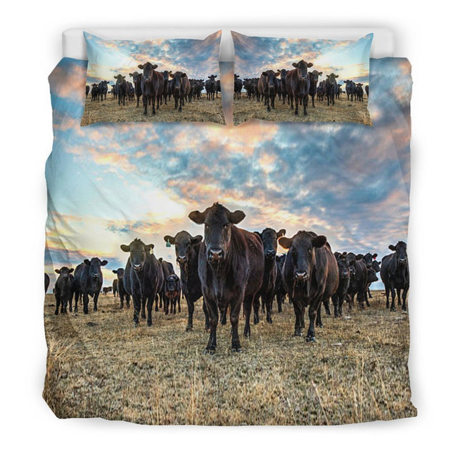 Farmer Cow Bedding Set-6teenth World™-Bedding Set-King-Vibe Cosy™