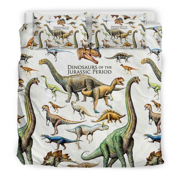 Bedding Set - Dinosaurs-Bedding Set-HP Arts-King-Black-Vibe Cosy™