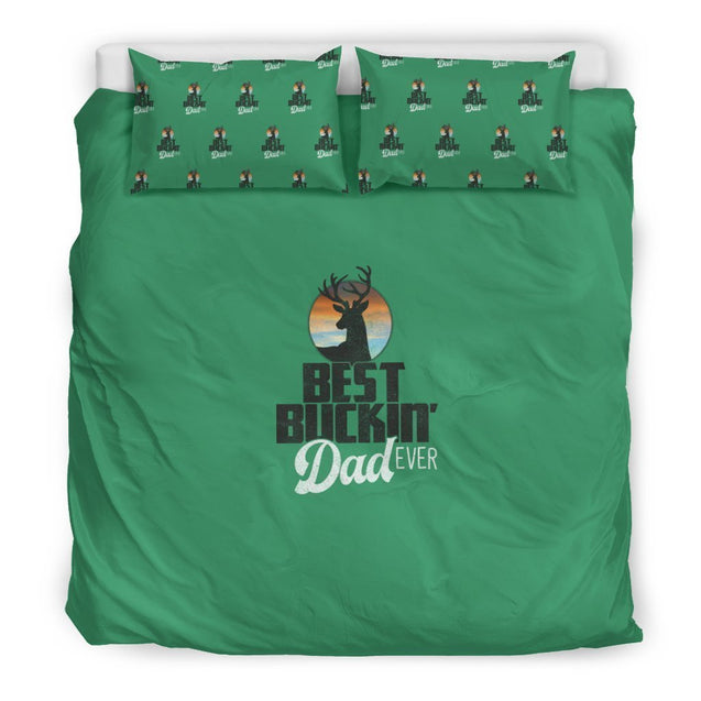 NP Best Buckin' Dad Bedding Set-6teenth World™-Bedding Set-US King-Vibe Cosy™